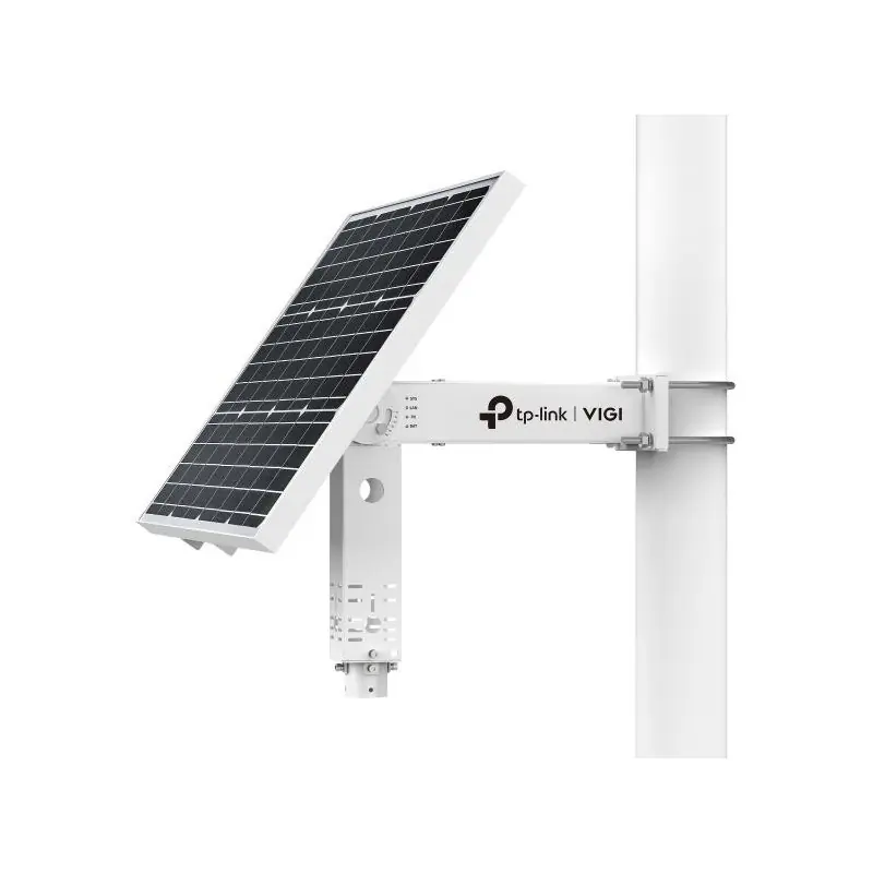 Plată sigură Panou fotovoltaic SP6030, 60W + Acumulator 31.2Ah/10.8V pentru camere TP-LINK VIGI, Unghi ajustabil, 3× Porturi DC Output, modul