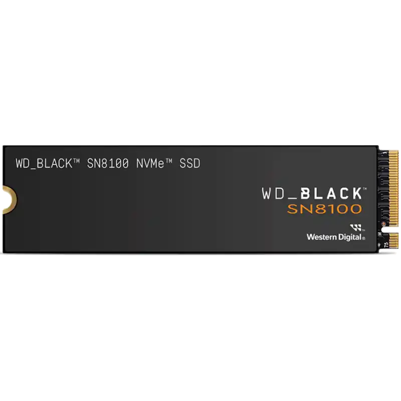 Cel mai bun preț SSD WD Black SN8100 2TB M.2 2280 PCIe Gen5 x4 NVMe, Read/Write: 14900/14000 MBps, IOPS 2300K/2400K, TBW: 1200