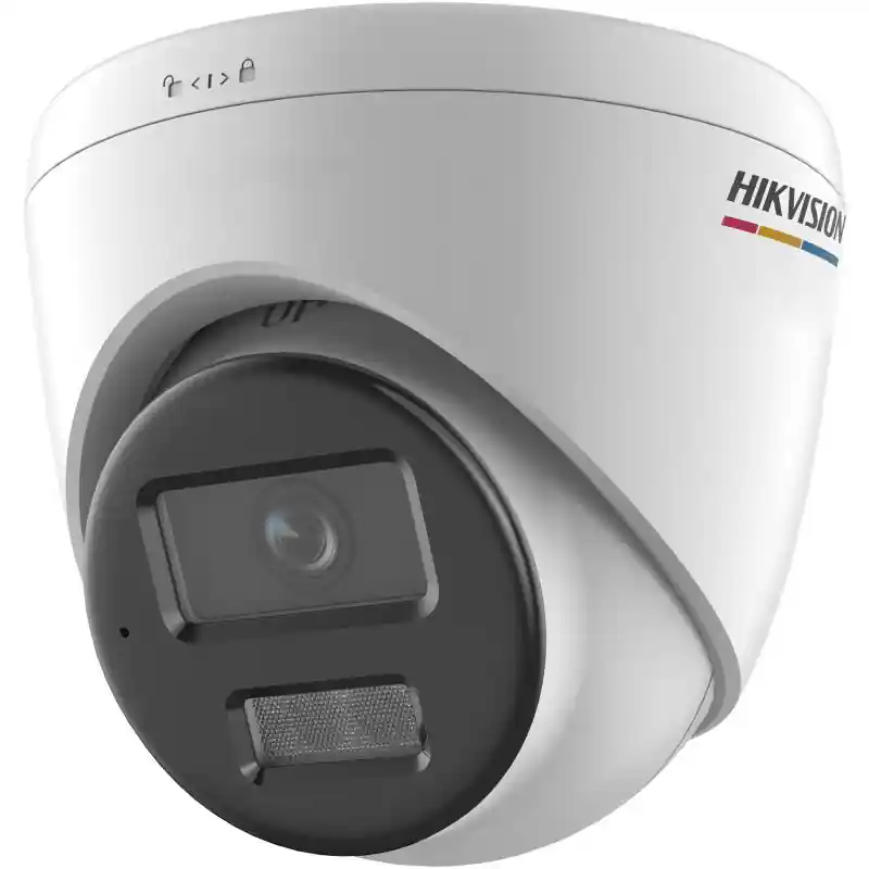 Camera de supraveghere IP Turret 2MP Hikvision DS-2CD1327G2H- LIUF/SL(2.8MM), lentila fixa 2.8mm, iluminare min: Color: 0 0.001 Vezi acum