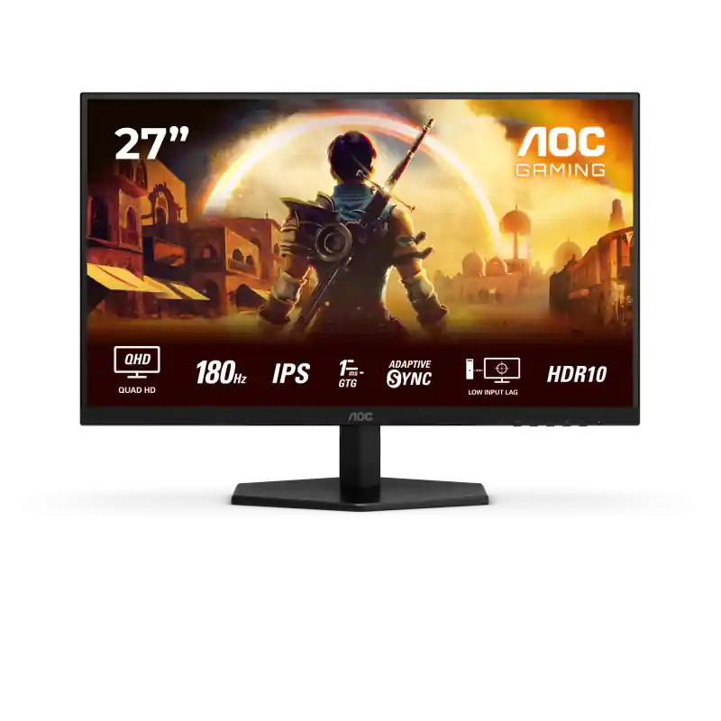Comandă acum Monitor AOC 27" Q27G42XE, Diagonal (inch): 27, Diagonal (cm): 69, Aspect ratio: 16:9, Panel: Fast IPS, Resolution: 2560x1440, Re