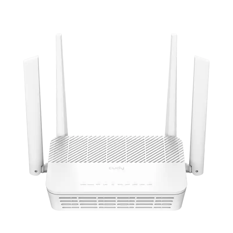 CUDY Router AX3000 2.5G Dual Band Wi-Fi 6 Mesh PoE, Chipset MT7981BA+MT7976CN+MT7531AE+RTL8221B, standard 802.11ax/ac/a/b/g/n, 2 Lichidare de stoc