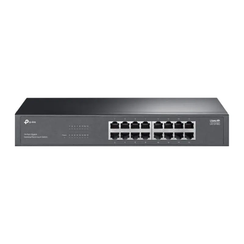 "LiteWave 16-Port Gigabit Switch PORT: 16× Gigabit RJ45 Ports SPEC: 1U 13-inch Rack-mountable Steel Case FEATURE: Plug and Play" Ofertă