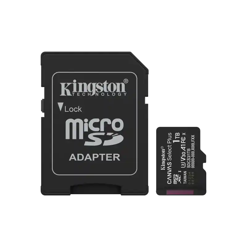 Card de Memorie MicroSDXC Kingston 1TB Canvas Select PlusCu Adaptor Preț mic