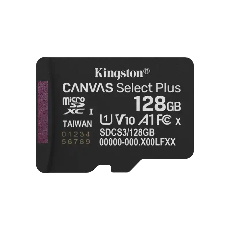 Card de Memorie MicroSDXC Kingston128GBCanvas Select PlusFara Adaptor Ofertă specială