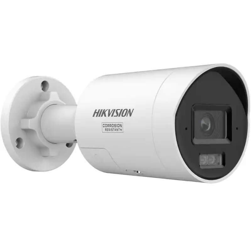 Camera de supraveghere IP Bullet 8MP Smart Hybrid Light with ColorVu Hikvision DS-2CD2087G3-LI2UY/SL(2.8MM), lentila fixa 2.8mm, Transport gratuit