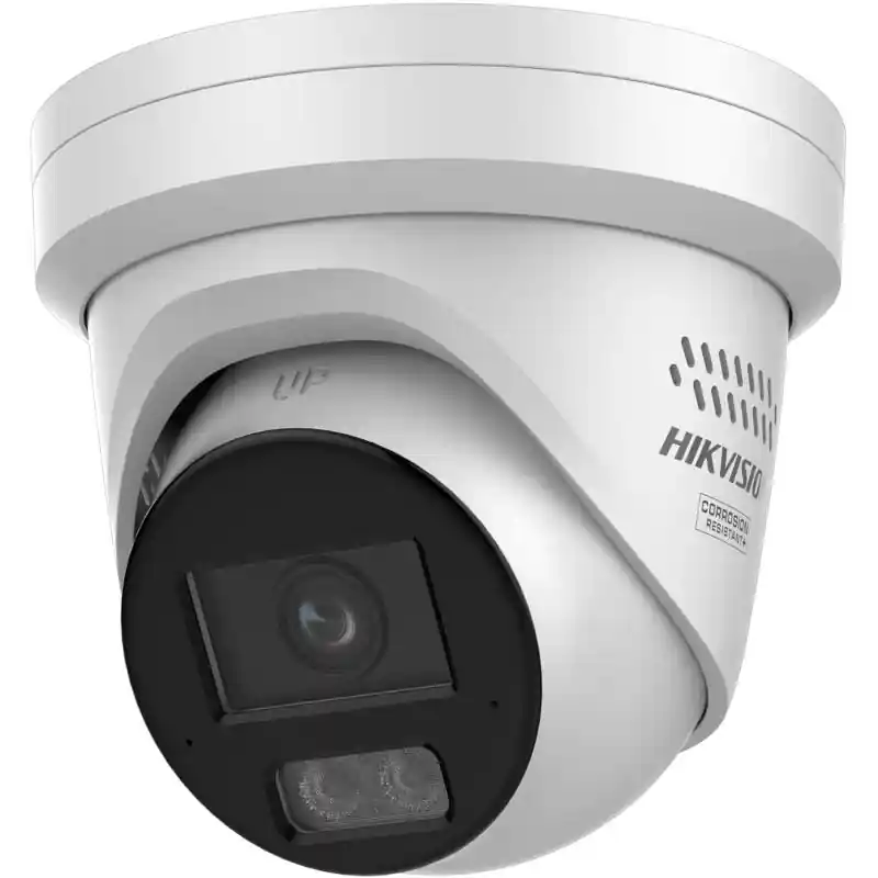 Camera de supraveghere IP Turret 4MP Smart Hybrid Light with ColorVu Hikvision DS-2CD2347G3-LIS2UY/SL(2.8MM), lentila fixa 2.8mm Ofertă specială