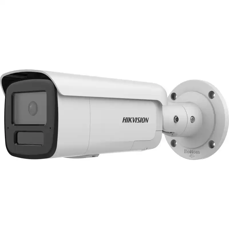 Camera de supraveghere IP Bullet 4MP Hikvision DS-2CD2T46G2H- IS2U/SL(2.8MM), lentila fixa 2.8mm, iluminare min: Color: 0.001 Lu Disponibil imediat