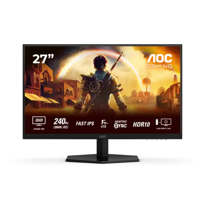Calitate înaltă Monitor AOC 27" Q27G42ZE, Diagonal (inch): 27, Diagonal (cm): 68, Aspect ratio: 16:9, Panel: Fast IPS, Resolution: 2560x1440, Re