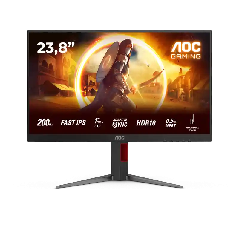 Retur gratuit Monitor AOC 23.8" 24G4HA, Diagonal (inch): 23.8, Diagonal (cm): 60, Aspect ratio: 16:9, Panel: Fast IPS, Resolution: 1920x1080,