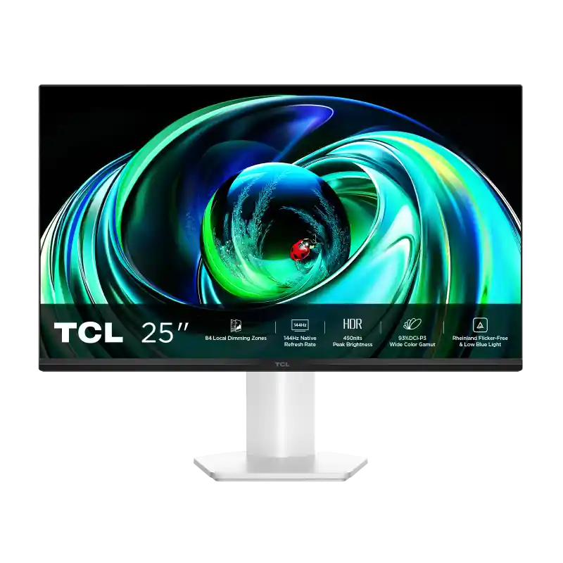 Monitor Gaming QD-Mini LED TCL 25G54, 24.5", Full HD (1920x1080), 144Hz, 5ms, HDR450, HDMI, VGA, Jack Disponibil imediat