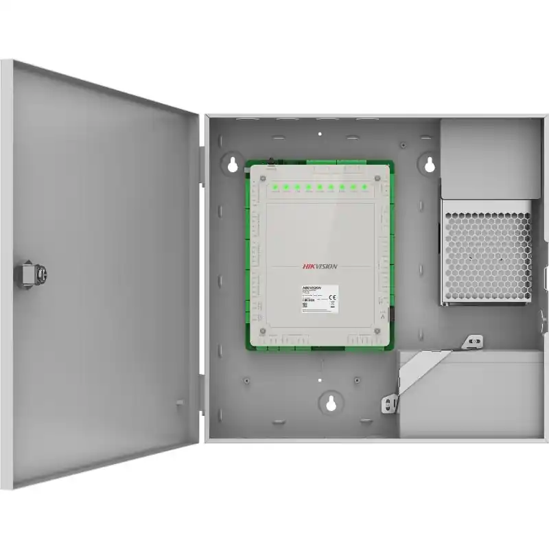 Centrala control acces Hikvision DS-K2621X, pentru 1 usa bidirectionale (2 citittoare) Capacitate de stocare: 100,000 cartele si Plată sigură