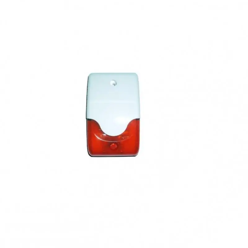 Plată securizată Siena piezo cu flash albastru/rosu, De interior/exterior, carcasa alba ,LD 95