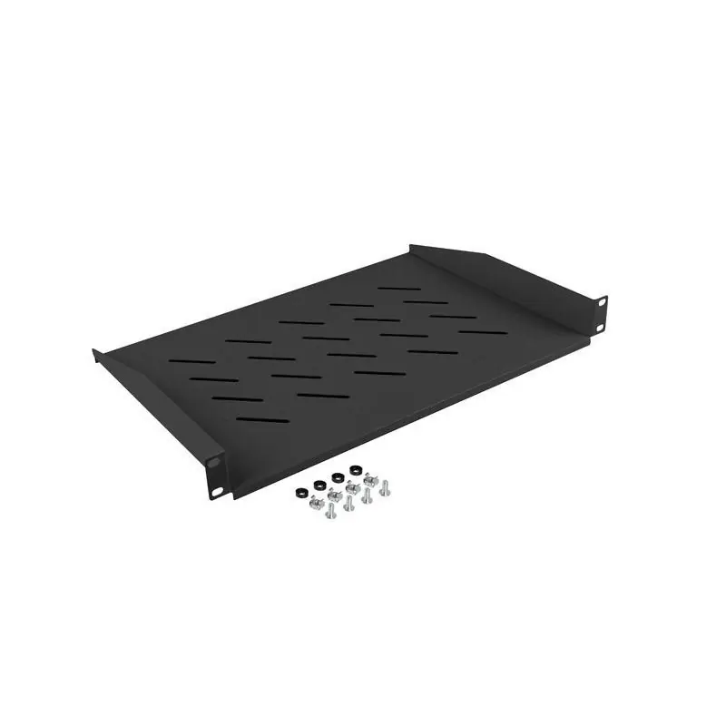 Poliță fixă 19" 1U / 483x315 mm,max. 25 kg, negru Retur gratuit