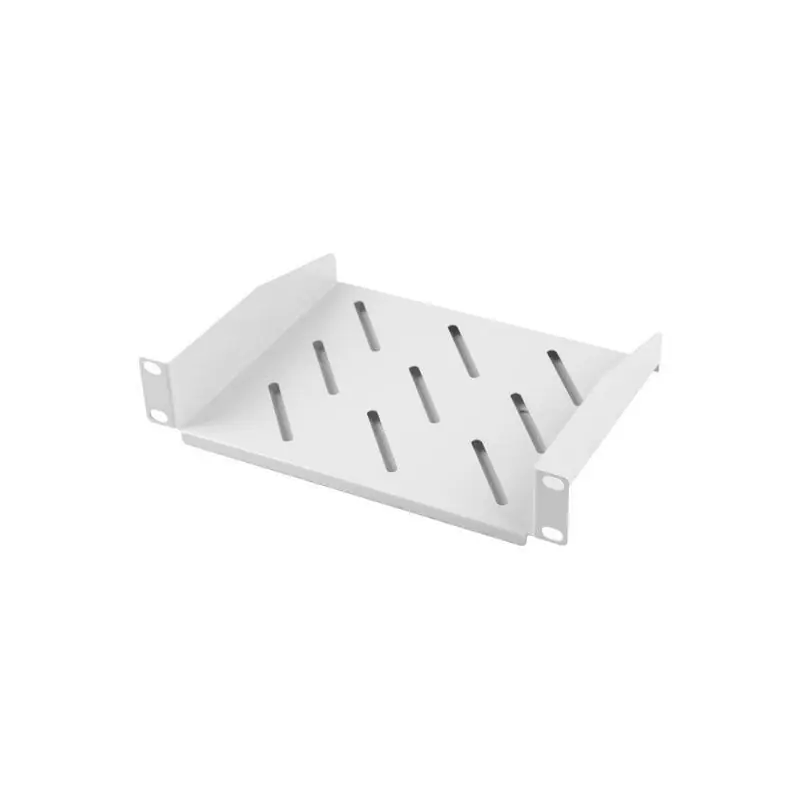Poliță fixă 10" 1U / 254x180 mm,max. 20 kg, gri Retur gratuit