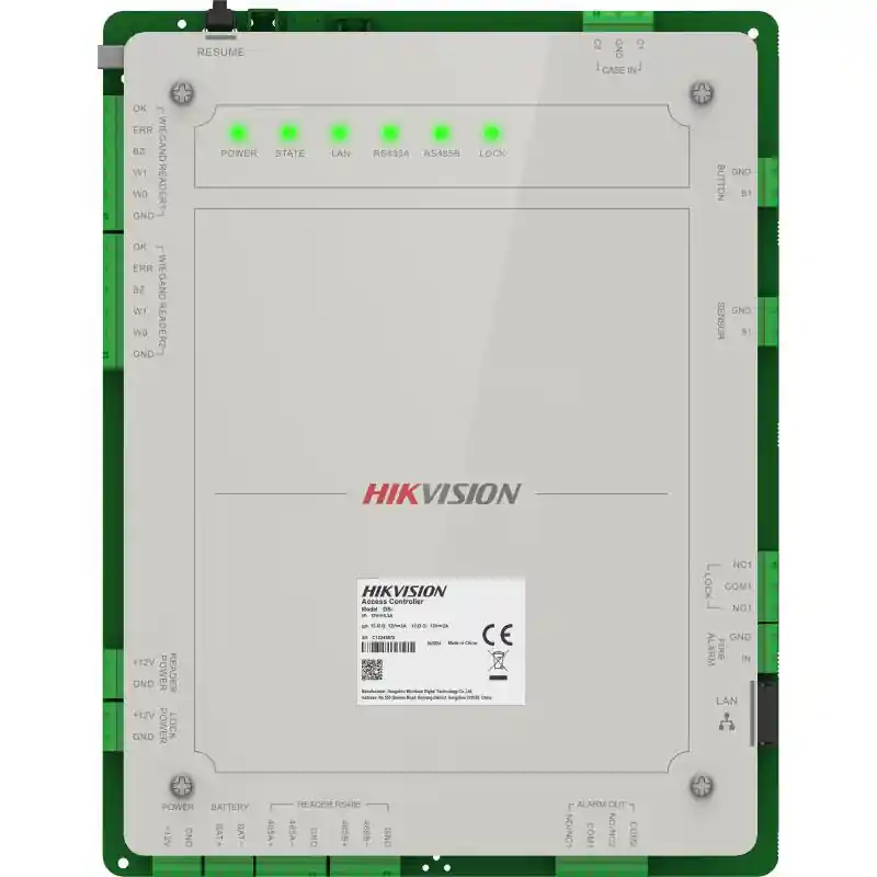 Centrala control acces Pro Series Hikvision DS-K2621X(P) pentru 1 usa, bidirectional (2 citittoare) Intrari: 2 alarm input, , Do Comandă acum