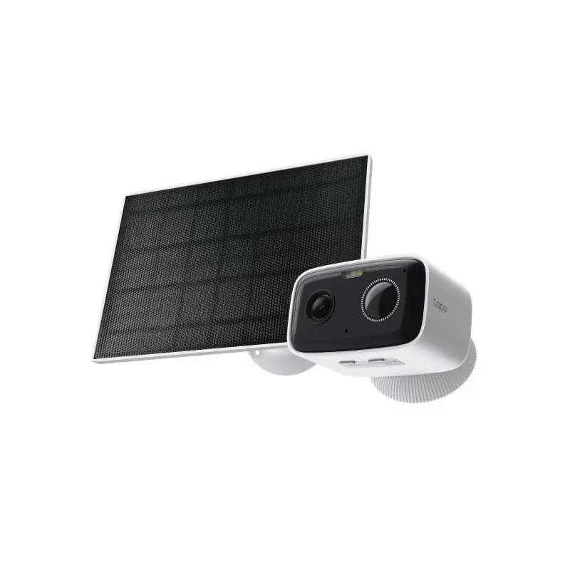 Ofertă exclusivă Solar-Powered Security Camera Kit 1 × Tapo C400, 1 × Tapo A201C SPEC:1080p (1920*1080), 2.4 GHz, Solar panel (5.2V, 2.5W) FEATUR