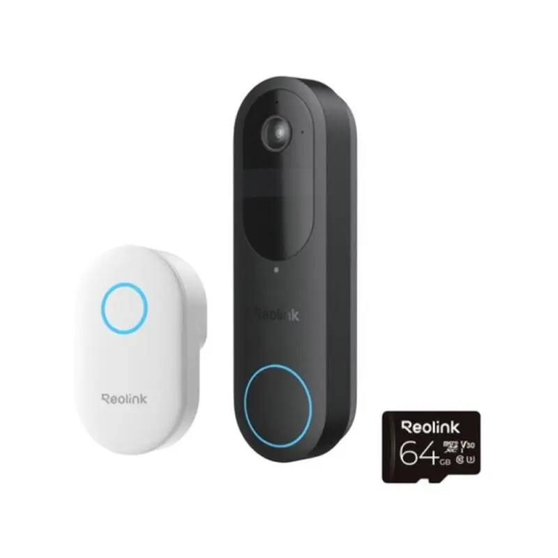 Sonerie wireless WiFi dual band Reolink *fara fir *rezolutie 2K 4MP si un unghi de vizualizare de 150° x 150° *Lentila:1.2 mm, d Livrare rapidă