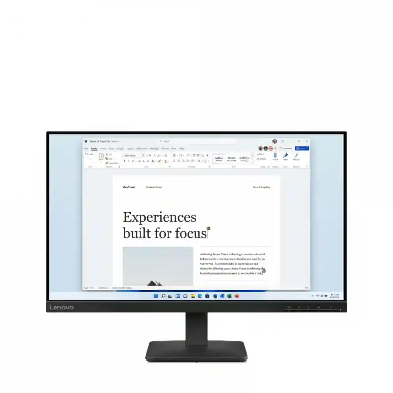 Transport gratuit Monitor 23.8" Lenovo L24-4e, LED, In-Plane Switching, 1920x1080 48Hz – 100Hz 16:9 Anti-glare Display color: 16.7 Million Color G