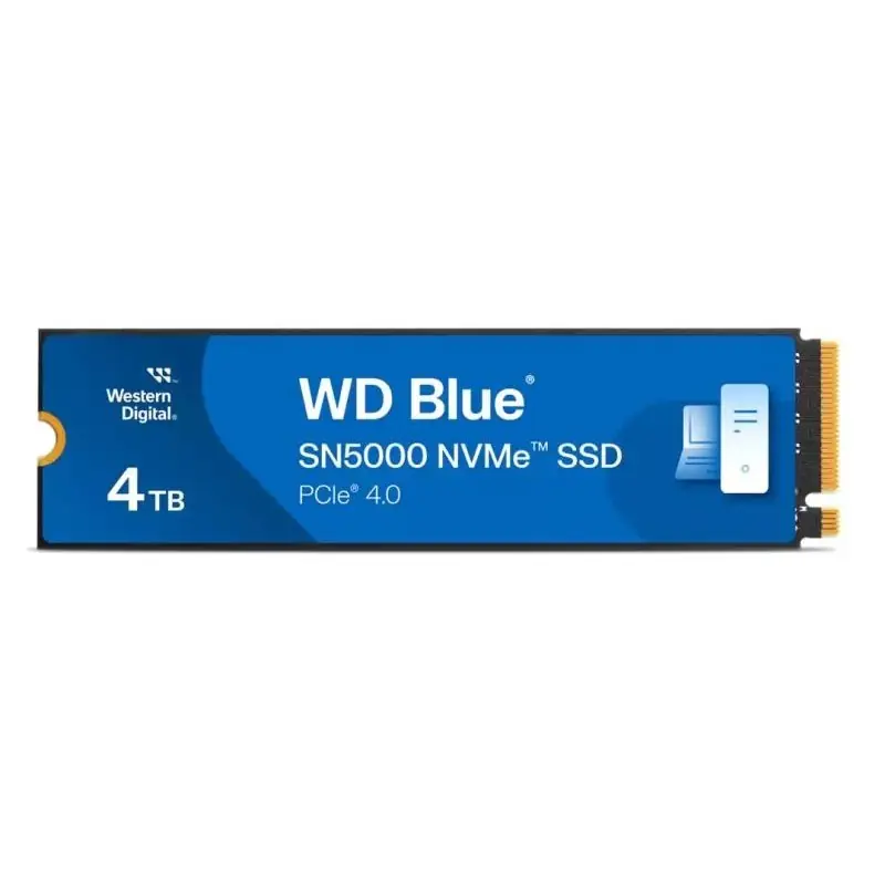 Expediere rapidă Western Digital WD Blue SN5000 NVMe. SSD capacity: 4 TB, SSD form factor: M.2, Component for: PC/Laptop