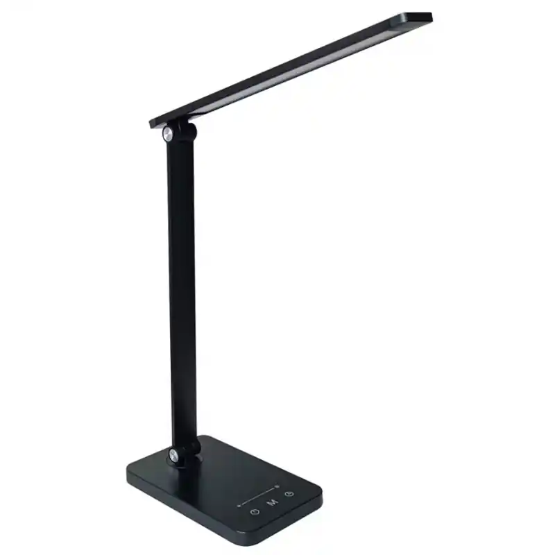 Lampa LED birou OSRAM PANAN Disk Fold, 6.5W, 255 lm, lumina alba(3000K - 6500K), dimabila, Touch control, temporizator 30/60minu Plată sigură