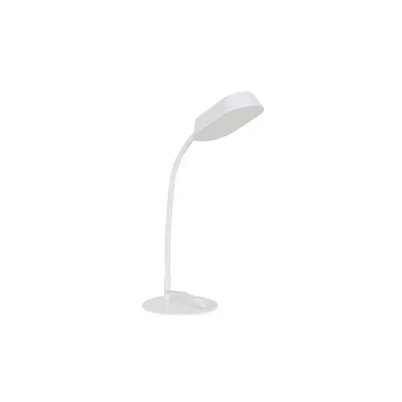 Reducere specială Lampa LED birou OSRAM PANAN DISK METAL, 10W , 750 lm, lumina alba(3000K - 6500K), dimabila, port USB, brat ajustabil, Alb