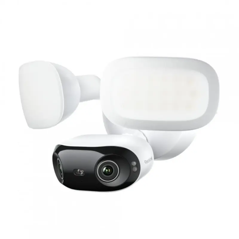 Disponibil imediat Camera de supraveghere Reolink Floodlight Series F751W Senzor: 1/2.7"CMOS Rezolutie video: 8 Megapixeli (5120x1552 pixeli) Cadre