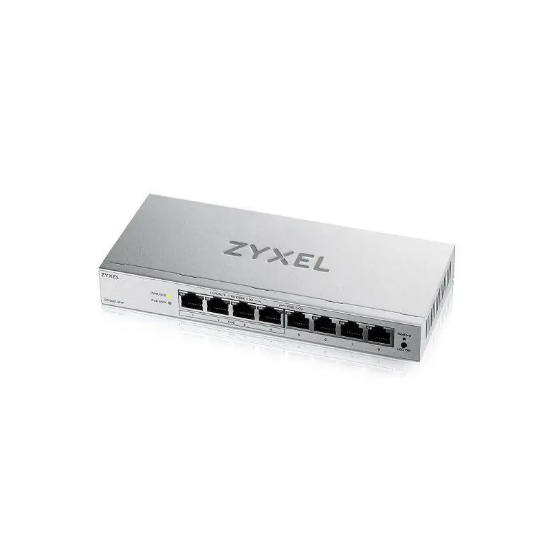 ZYXEL GS1200-8HPV3 8P 8-Port Gigabit PoE Web-Managed Switch Transport gratuit