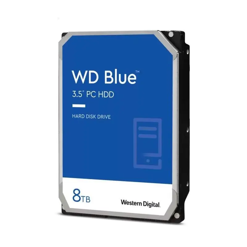 Disponibil imediat Western Digital Blue . HDD capacity: 8 TB, HDD speed: 5640 RPM, Storage drive buffer size: 256 MB, HDD size: 3.5", Interface: Se