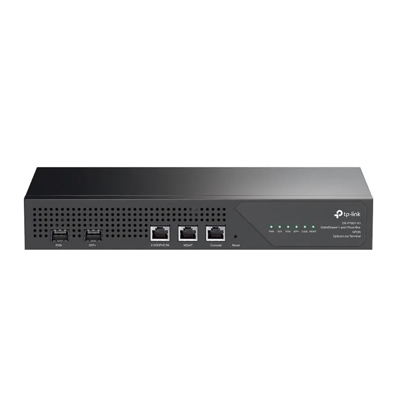 DeltaStream 1-port Pizza-box GPON Optical Line Terminal 1× GPON Port 1× 10 Gbps SFP+ Uplink Port 1× 10/100/1000/2500 Mbps RJ45 U Ofertă specială