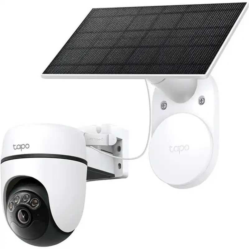 Solar-Powered Pan/Tilt Security Camera Kit SPEC:2K 3MP(2304×1296), 2.4 GHz, 6700mAh rechargeable lithium-ion battery,Solar pan Cumpărături sigure