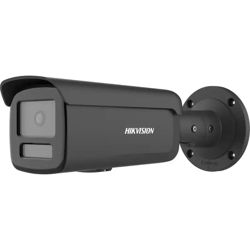 Camera de supraveghere IP Bullet 8MP Hikvision DS-2CD2T86G2H-4I(4MM) (EF)/BK, lentila fixa 4mm, iluminare min: Color: 0.0008 Lux Preț redus