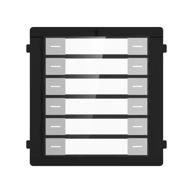 Modul de extensie videinterfon cu 12 butoane de apelare Hikvision DS-KD- K12 montaj aplicat sau ingropat (acesoriile de montaj n Discount