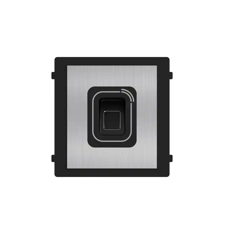 Modul cititor biometric si card Mifare pentru videointerfon modular Hikvision DS-KD-MFB/S carcasa inox, deschidere usi cu card a Vezi acum