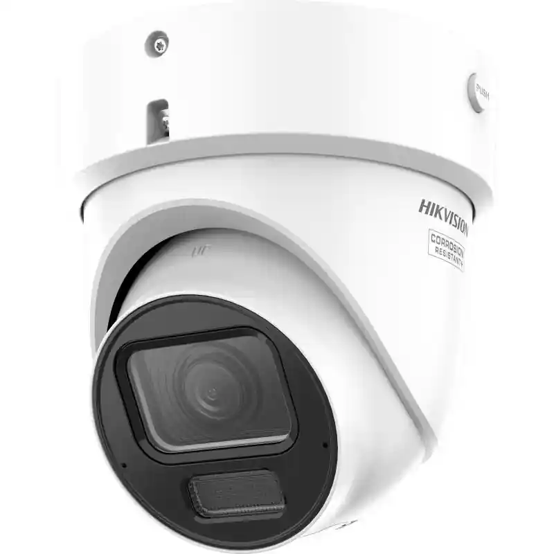 Cel mai vândut Camera de supraveghere IP Turret 6MP Hikvision DS-2CD2H66G2H- IZSY(2.8-12MM)(EF), lentila varifocala 2.8-12mm, iluminare min: Co
