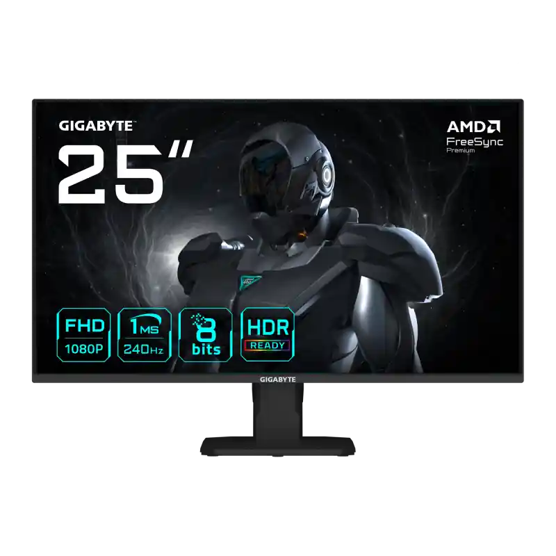 GIGABYTE GS25F2A. Display diagonal: 62.2 cm (24.5"), Display resolution: 1920 x 1080 pixels, HD type: Full HD, Display technolog Transport gratuit
