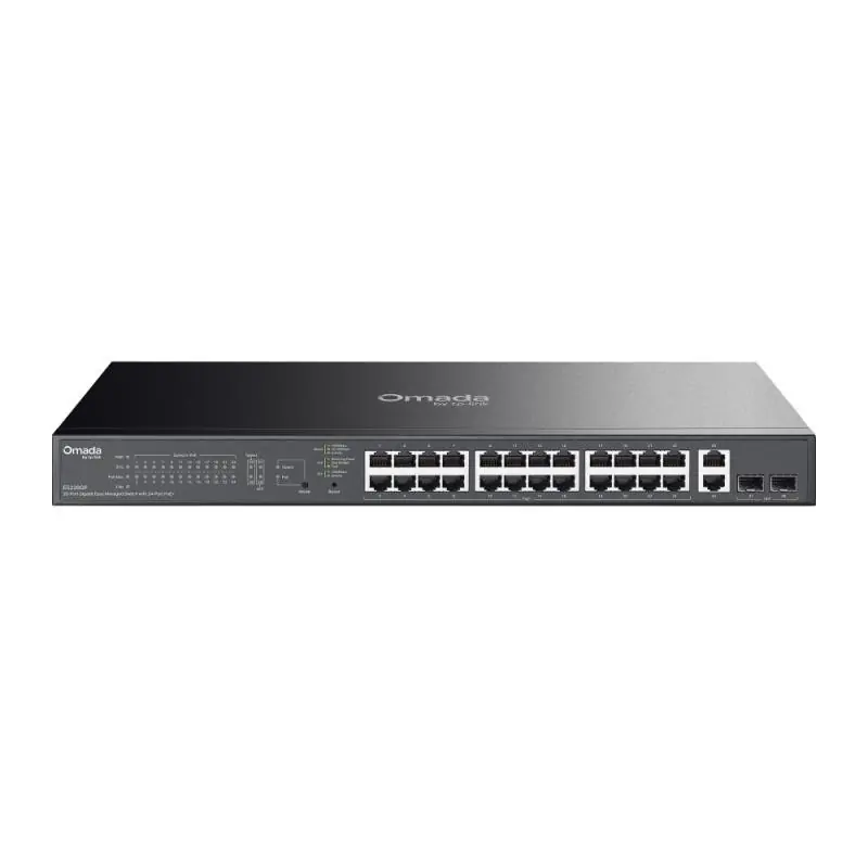 Reducere de preț Switch TP-Link ES228GP 28-Port Gigabit, 24-Port PoE+, 250W, Rack