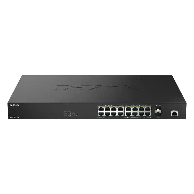 D-Link DMS-1250-18P/E. Switch type: Managed, Switch layer: L2. Basic switching RJ-45 Ethernet ports type: 2.5G Ethernet (100/100 Ultima șansă