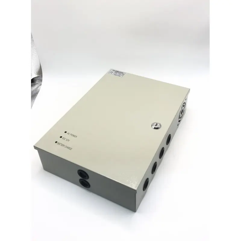 Preferatul clienților SURSA ALIMENTARE 15A CARCASA METAL 18 canale Input voltage: 110V AC~220V AC Output voltage: 12V DC 15A Backup battery: Support 1