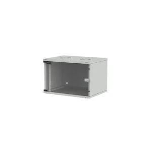 Calitate înaltă Rack 19 9U 540x400, de perete, dezasamblat, usa fata sticla, gri, capacitate 30kg, seria D-SOHO BASIC, DECKRO "DSOB544009UG1"