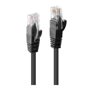 Cablu Lindy 1m Cat.6 U/UTP, Black, "LY-48077" (include TV 0.06 lei) Reducere specială