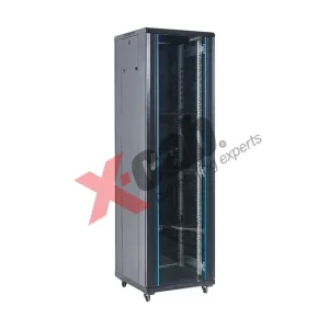 Cabinet metalic de podea 19", tip rack stand alone, 18U 600x1000 mm, Xcab S "Xcab-18U60100S" Cel mai vândut