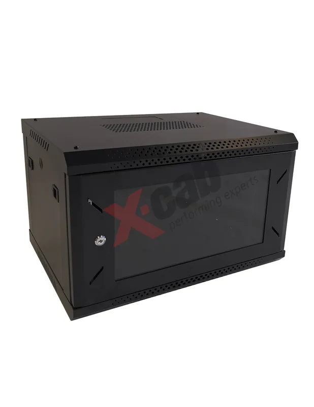 Cabinet metalic de perete 19", tip rack wallmount, 9U 600x800 mm, Xcab S Negru "Xcab-9U80S.9004" Ofertă