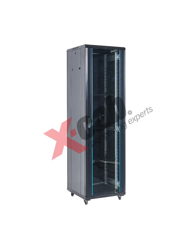 Cabinet metalic de podea 19", tip rack stand alone, 22U 600x1000 mm, Xcab S "Xcab-22U60100S" Chilipir