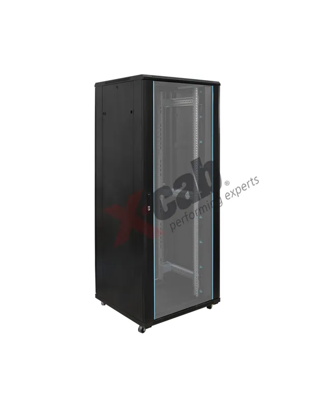Cabinet metalic de podea 19", tip rack stand alone, 42U 800x1000 mm, Xcab S "Xcab-42U80100S" Disponibil imediat