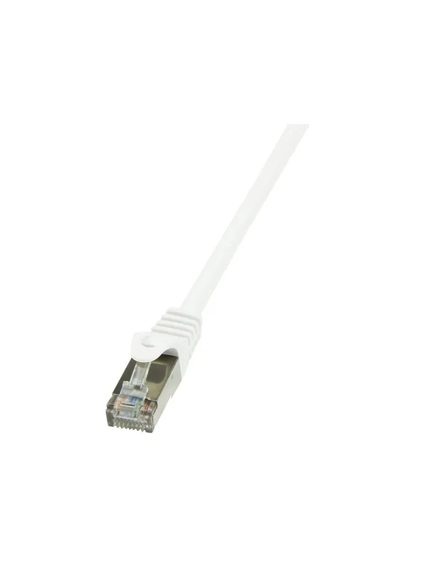 Calitate înaltă PATCH CORD FTP LOGILINK Cat6, cupru-aluminiu, 15 m, alb, AWG26, ecranat "CP2101S"