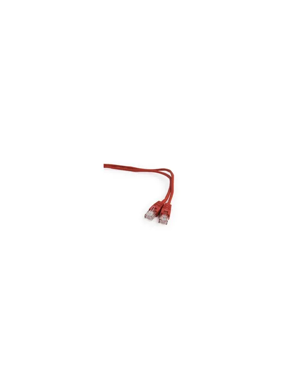 Calitate înaltă PATCH CORD UTP GEMBIRD Cat5e, cupru-aluminiu, 0.25 m, rosu, AWG26, "PP12-0.25M/R"