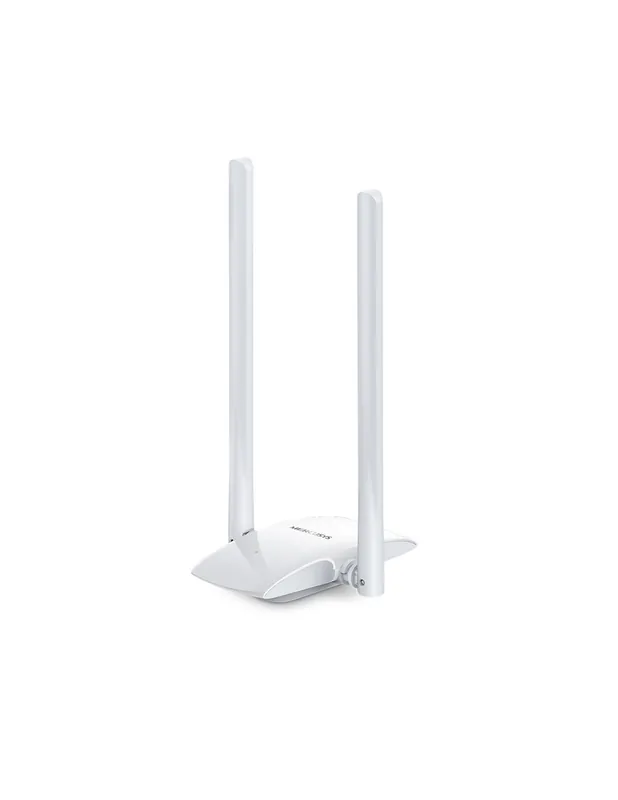 ADAPTOR RETEA MERCUSYS , extern wireless 2.4 GHz, USB 2.0, port, 300 Mbps, antena externa x 2, "MW300UH" Promoție