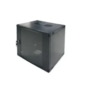 Noutate CABINET 19" SPACER 12U, fixare pe perete, Flatpack (dezasamblat),Black, 582 (h) x 515 (w) x 400 (d) mm, usa sticla cu blocare,