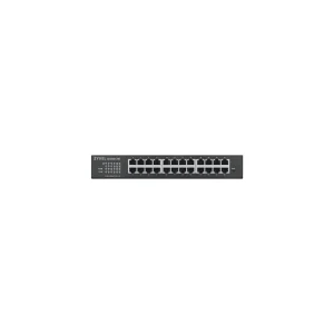 Cel mai vândut Zyxel GS1900-24, 24-port GbE L2, 12 Port PoE Smart Switch, rackmount, 130 Watt