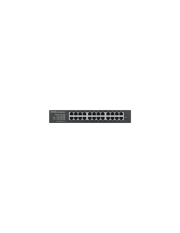Cel mai vândut Zyxel GS1900-24, 24-port GbE L2, 12 Port PoE Smart Switch, rackmount, 130 Watt